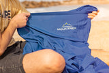 MOUNTREX® Hüttenschlafsack mit Druckknöpfe (280g) - Schlafsack Inlett 220x90 cm