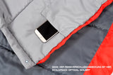 MOUNTREX® Schlafsack – Sommerschlafsack Ultraleicht & Kompakt (850g) - Outdoor Mumienschlafsack (205x75cm) + BONUS Reisekissen
