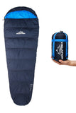 Schlafsack - Sommerschlafsack (100GSM), Kleines Packmaß & Ultraleicht (750g), Koppelbar (Links)