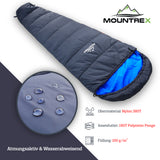 Schlafsack - Sommerschlafsack (100GSM), Kleines Packmaß & Ultraleicht (750g), Koppelbar (Links)