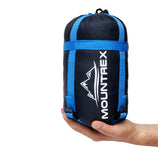 Schlafsack - Sommerschlafsack (100GSM), Kleines Packmaß & Ultraleicht (750g), Koppelbar (Links)