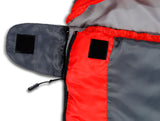 MOUNTREX® Schlafsack – Sommerschlafsack Ultraleicht & Kompakt (850g) - Outdoor Mumienschlafsack (205x75cm) + BONUS Reisekissen