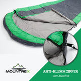 MOUNTREX® Schlafsack – Sommerschlafsack Ultraleicht & Kompakt (850g) - Outdoor Mumienschlafsack (205x75cm) + BONUS Reisekissen