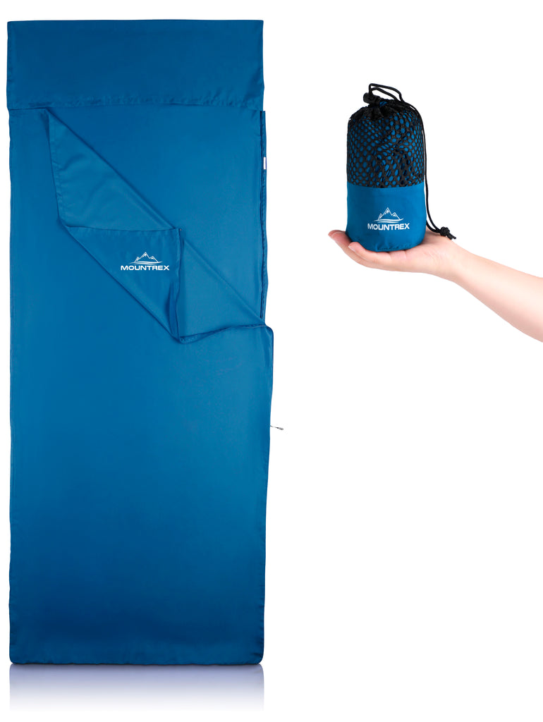 mountrex schlafsack ultraleicht MOUNTREX® Hüttenschlafsack mit Reißverschluss