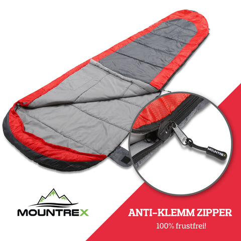 schlafsack mountrex MOUNTREX® Schlafsack – Sommerschlafsack Ultraleicht & Kompakt (850g) -