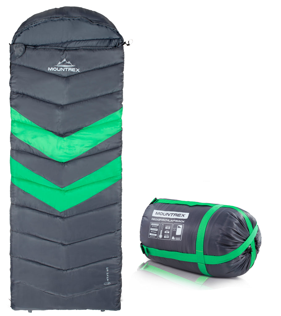 schlafsack zusammenzippen MOUNTREX® Schlafsack