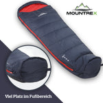 Schlafsack - Sommerschlafsack (100GSM), Kleines Packmaß & Ultraleicht (750g), Koppelbar (Rechts)