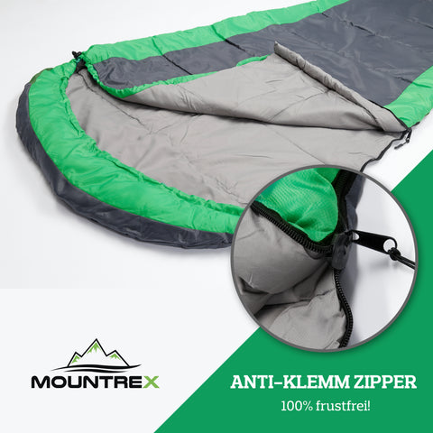 mountrex schlafsack MOUNTREX® Schlafsack – Sommerschlafsack Ultraleicht & Kompakt (850g) -